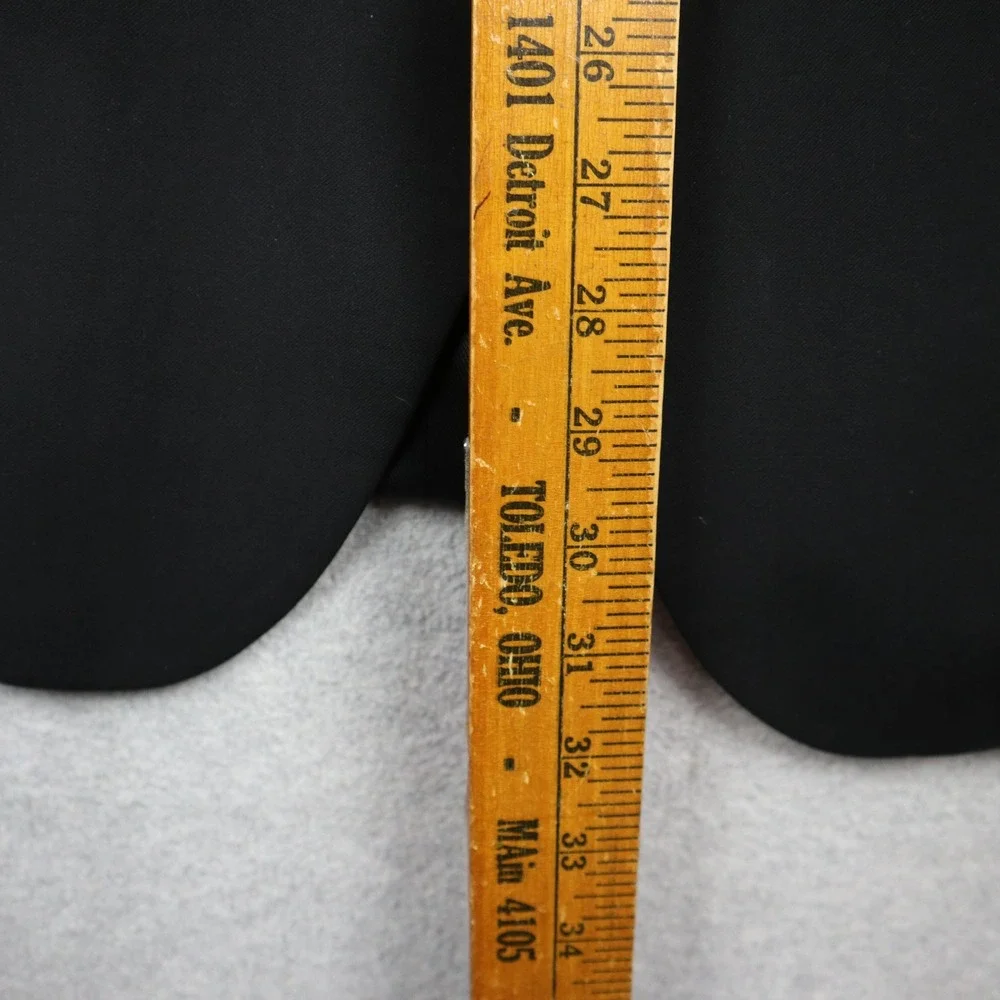 Banana Republic Blazer Mens 46R Tailored Fit Black Wool Lanificio F.lli Cerruti